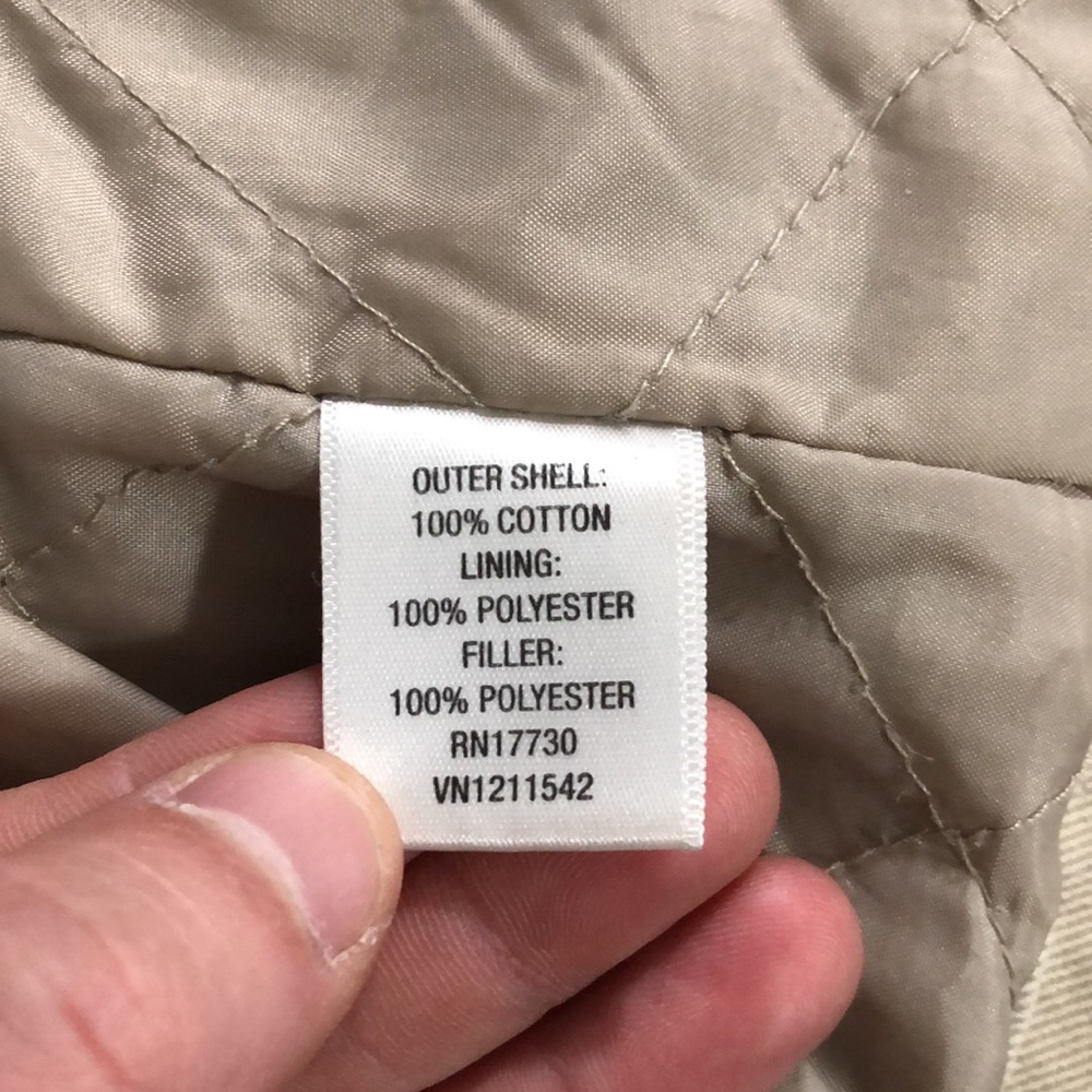 {Converse} Beige Button Down Jean Jacket - image 7